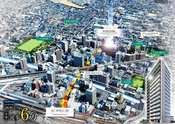 航空写真／外観完成予想図