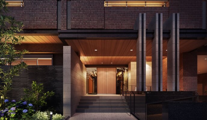 エントランスアプローチ完成予想図