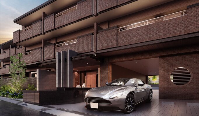 エントランスアプローチ完成予想図