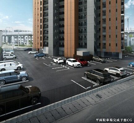 平面駐車場完成予想CG