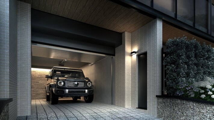 ガレージ完成予想CG