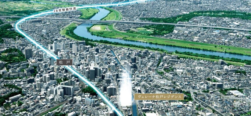 現地周辺の航空写真（2025年5月撮影）