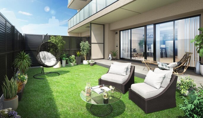 プライベートガーデン（Bgタイプ）完成予想CG