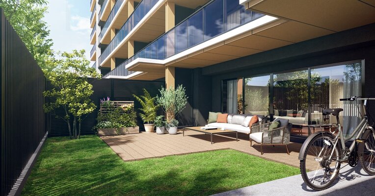 専用庭完成予想図（Eタイプ）