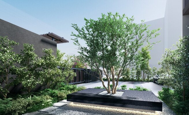 ガーデン完成予想図