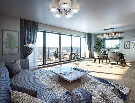 リビング・ダイニング完成予想図（A1タイプ）