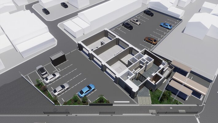 敷地配置予想図