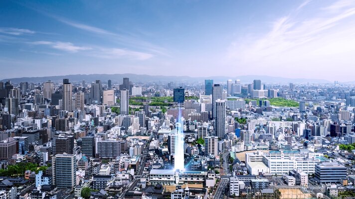 現地周辺航空写真