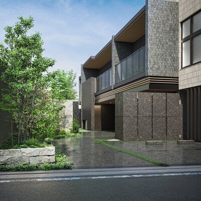 エントランスアプローチ完成予想CG