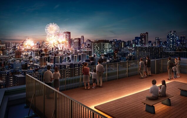 スカイデッキ完成予想図