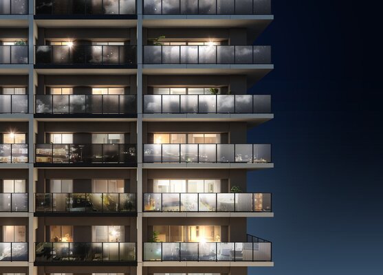 外観完成予想CG（正面）