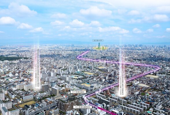 現地周辺の航空写真（2025年9月撮影）