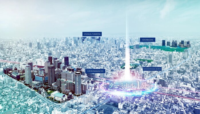 現地周辺の航空写真