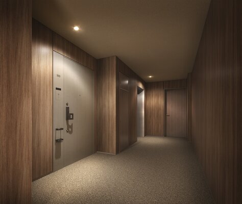 内廊下完成予想図