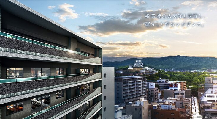 眺望合成外観完成予想CG