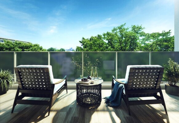 バルコニー完成予想CG