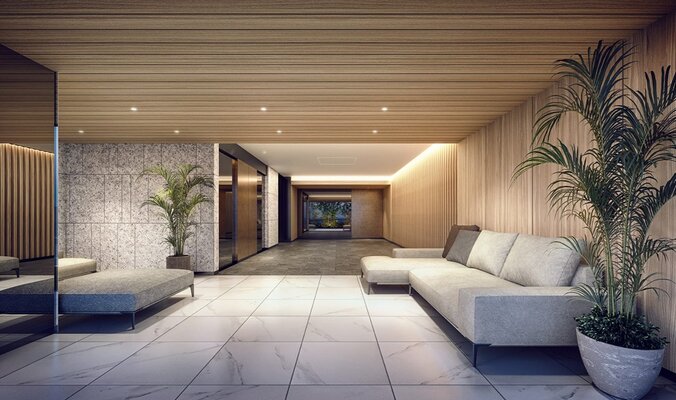 エントランスホール完成予想CG