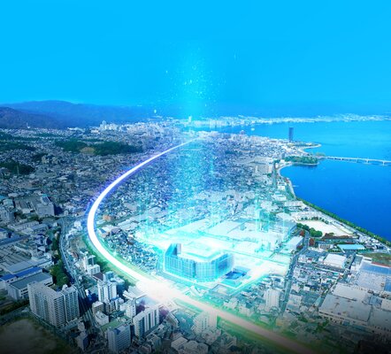 現地周辺航空写真