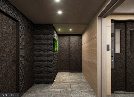 EAST棟コリドー完成予想CG