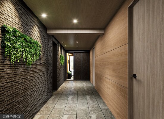 WEST棟コリドー完成予想CG