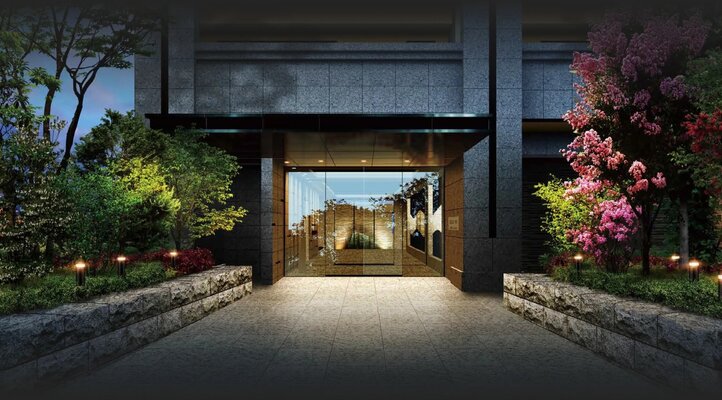 エントランスアプローチ完成予想図