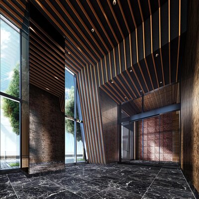 エントランスホール完成予想CG