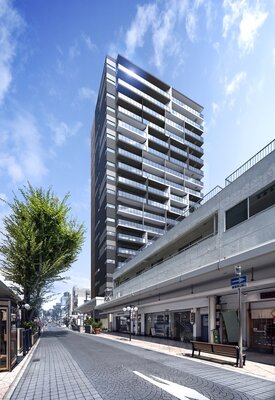 外観完成予想CG（見上げ）