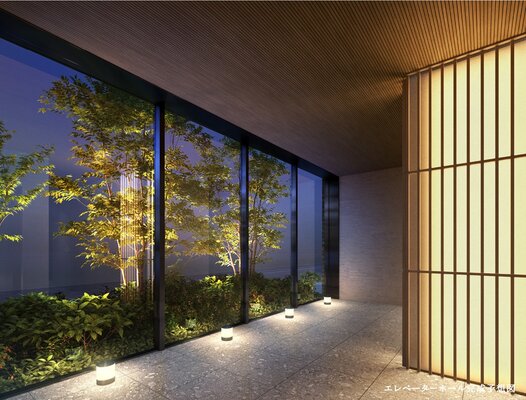 エレベーターホール完成予想図