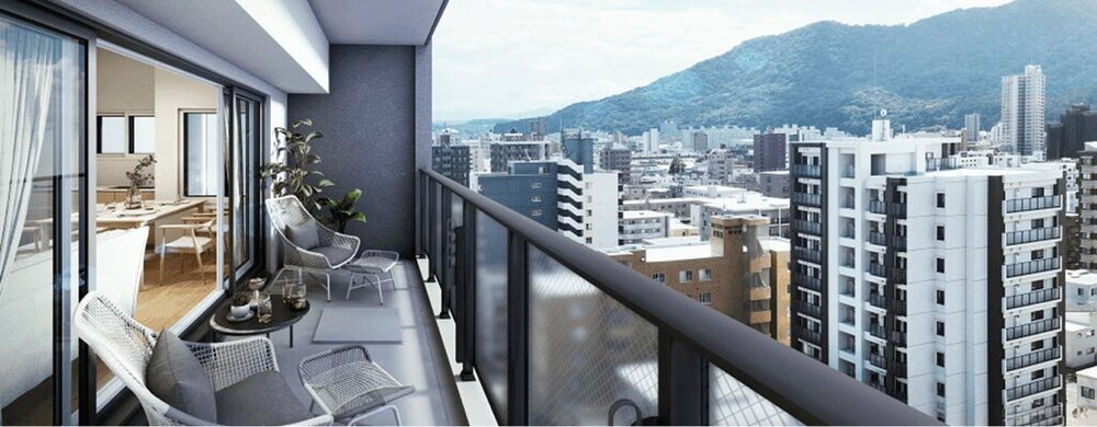 バルコニー完成予想CG