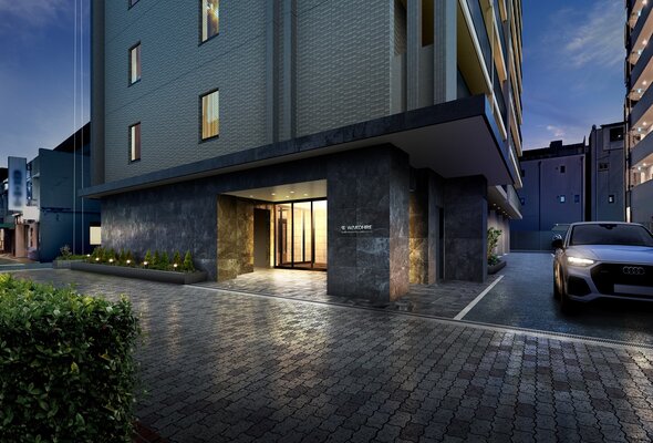 エントランスアプローチ完成予想図