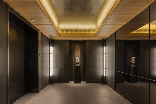 エレベーターホール（2025年3月撮影）