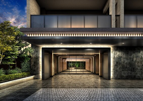 エントランスアプローチ完成予想図