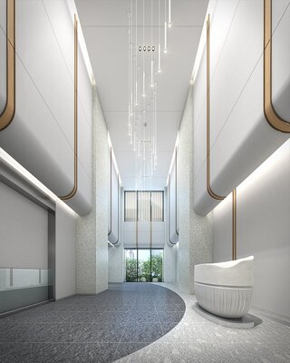 エントランスホール完成予想CG