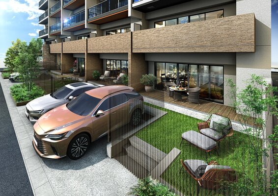 専用駐車場完成予想CG