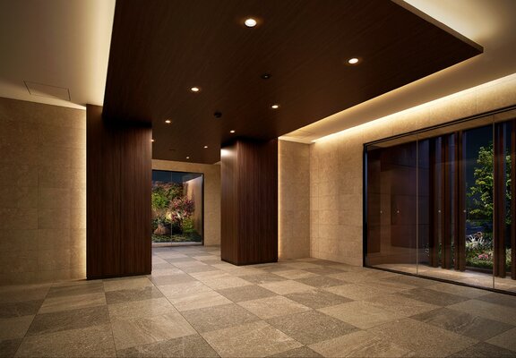 エントランスホール完成予想図（WEST）