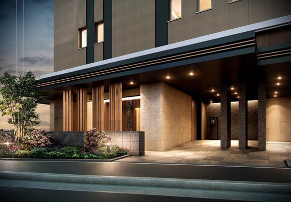 エントランスアプローチ完成予想図（EAST）