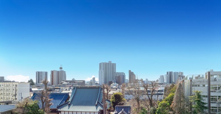 現地5階相当からの眺望写真（2026年2月撮影）