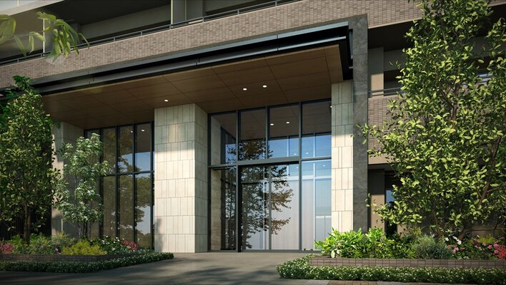 エントランスアプローチ完成予想図