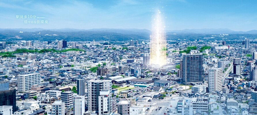 現地周辺の航空写真（2025年8月撮影）