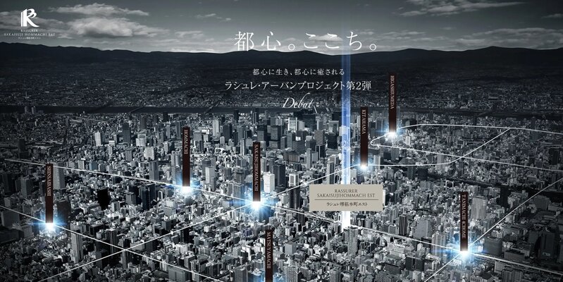 現地周辺航空写真