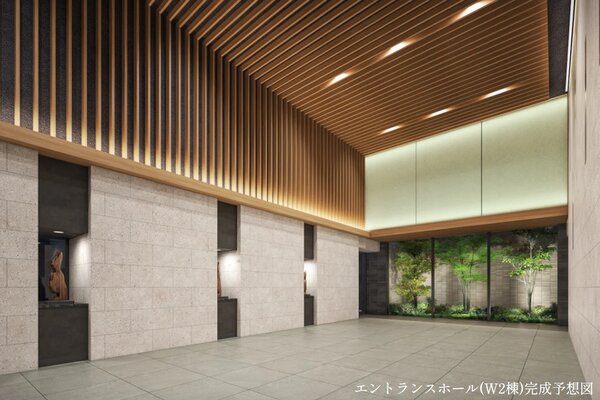エントランスホール(W2棟)完成予想図