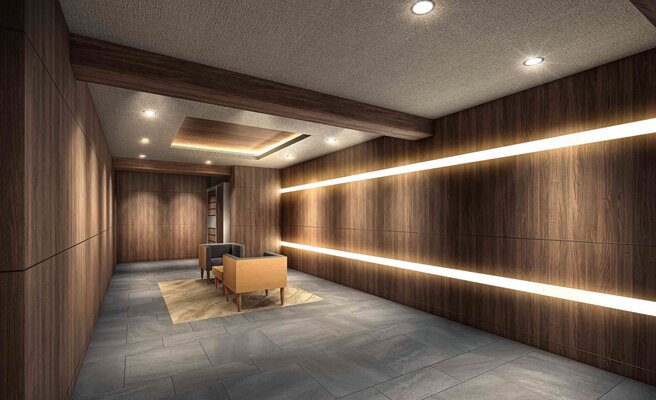 エントランスホール完成予想CG