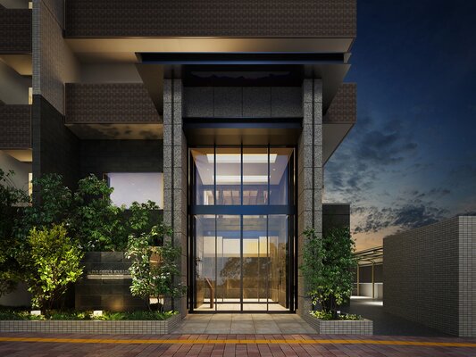 エントランスアプローチ完成予想図