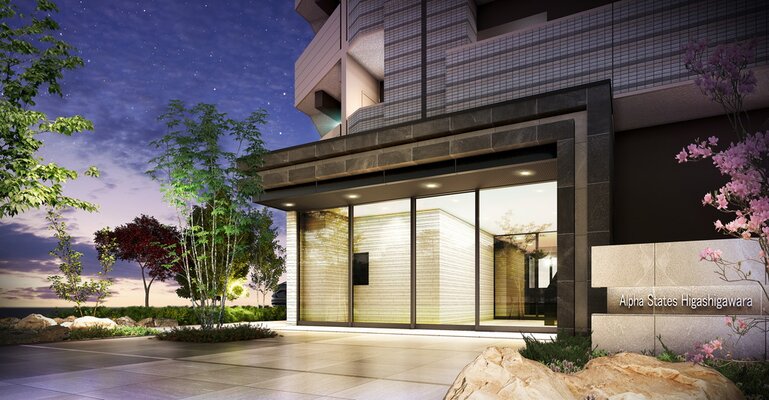 エントランスアプローチ完成予想図