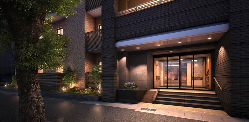 エントランスアプローチ完成予想図