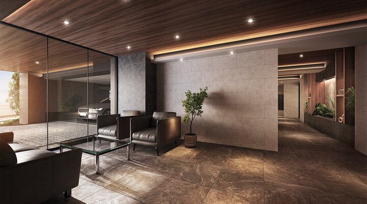 エントランスホール完成予想CG