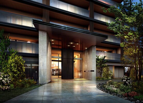 エントランスアプローチ完成予想図