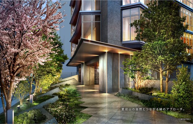 エントランス外観完成予想CG