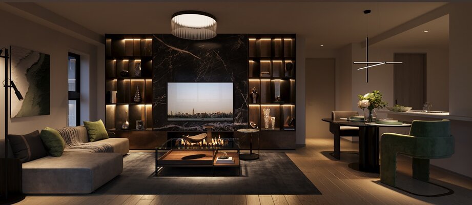 リビング・ダイニング完成CG（F type）