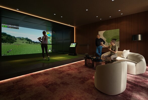ゴルフラウンジ完成予想CG
